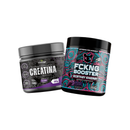 Creatina Monohidratada 100% Pura + Pré Treino Fcking Booster - 300g