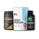 Combo Nexxu Performance - Creatina em pastilhas + Whey Protein + Pré Treino