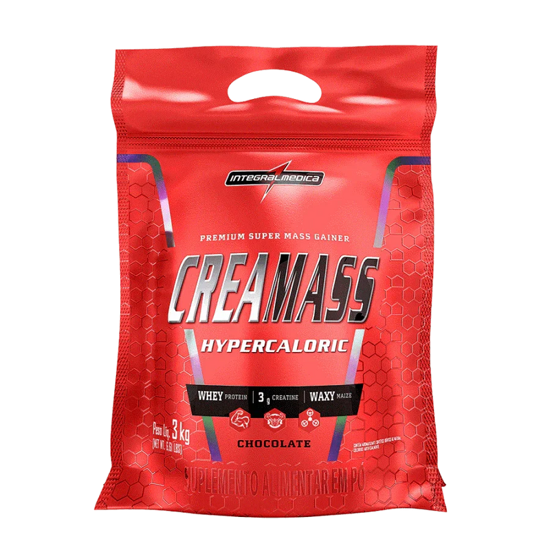 Creamass Hypercaloric - Pacote 3Kg - Sabor Chocolate