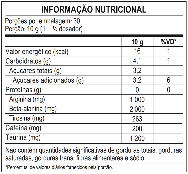 Pre Workout Égide - Pote 300g - Sabor Abacaxi com Hortelã