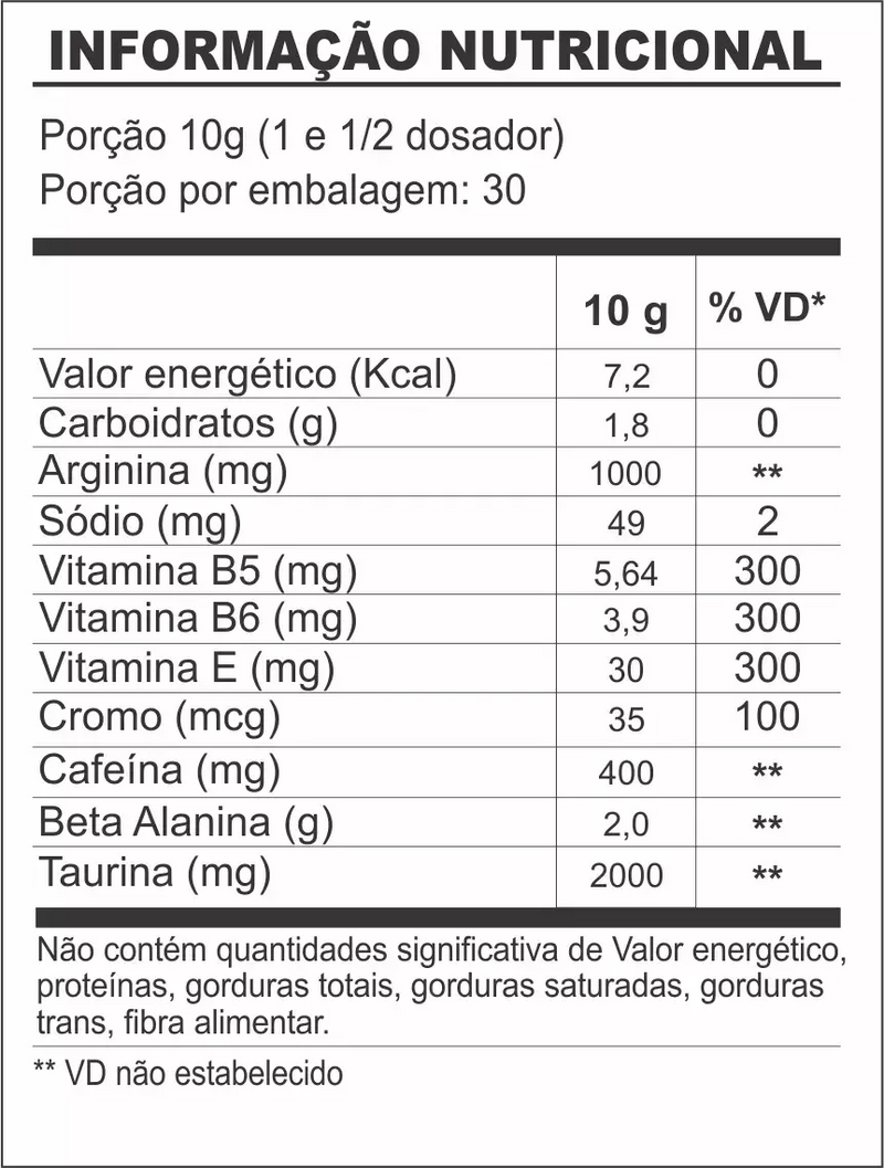 Pré Treino V9 Pump - Pote 300g - Sabor Tangerina